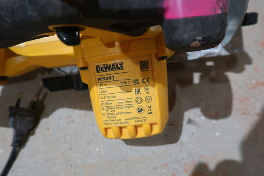 Akku rundsav DEWALT DCS391 med batteri