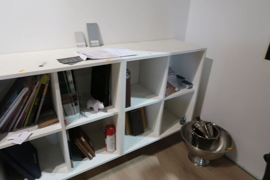 3 stk. reoler uden indhold