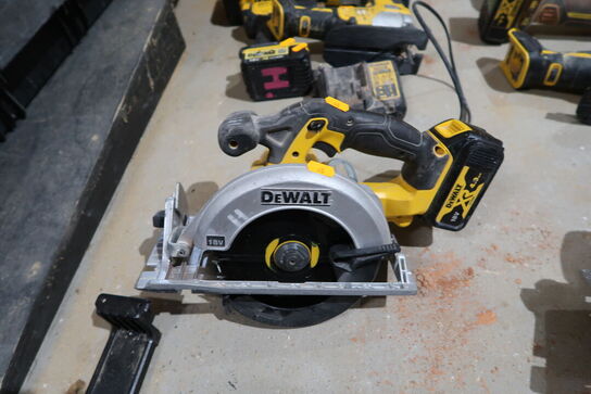 Akku rundsav DEWALT DCS391 med batteri