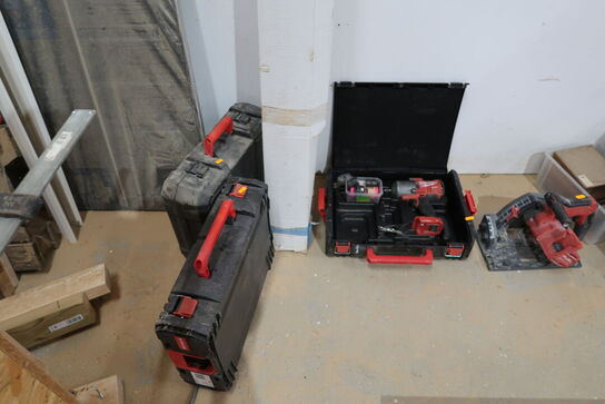 Akku slagnøgle MILWAUKEE M18 ONEFHIWF12 med 3 stk. værktøjskasser