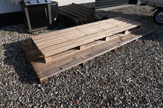 Div. Tagplader, tagrygninger samt paller