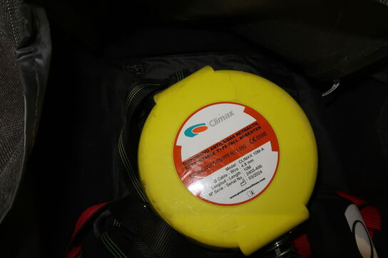 Taske med div. Faldsikringsudstyr CLIMAX