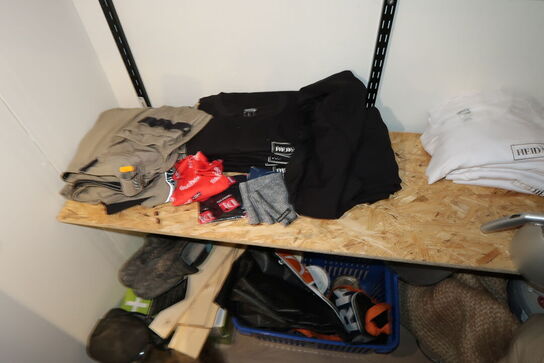 Div. Troldteltplader, maling, brugskunst, kabeltromle m.m.