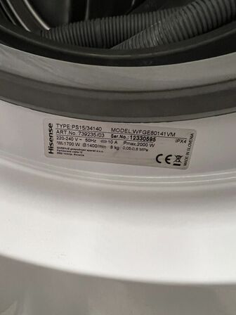 Hisense - vaskemaskine 