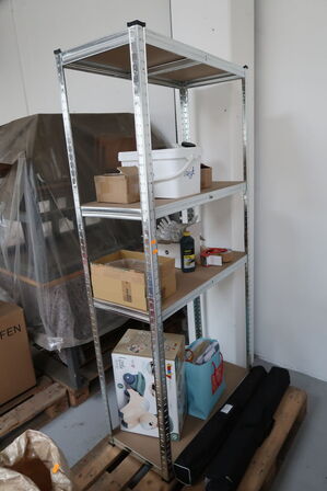 Div. Doseringskander GELYGO, spande, reol m.m.