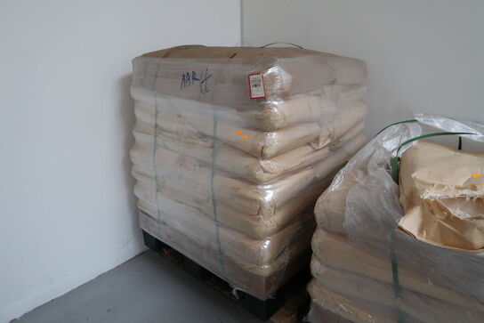 Palle med 48 stk. sække vandabsorberende granulat GELYGO. Vejl. udsalgspris pr stk: 3500,- kr