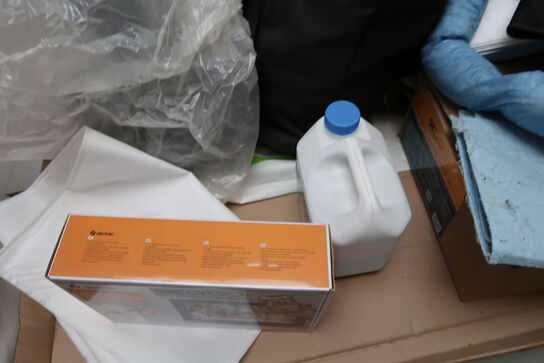 Tryksprøjte, wrapfolie, div. EURO-paller m.m.