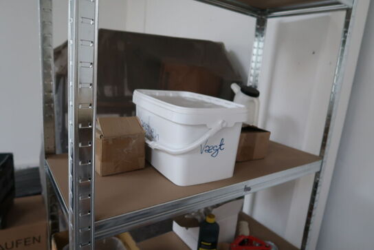 Div. Doseringskander GELYGO, spande, reol m.m.