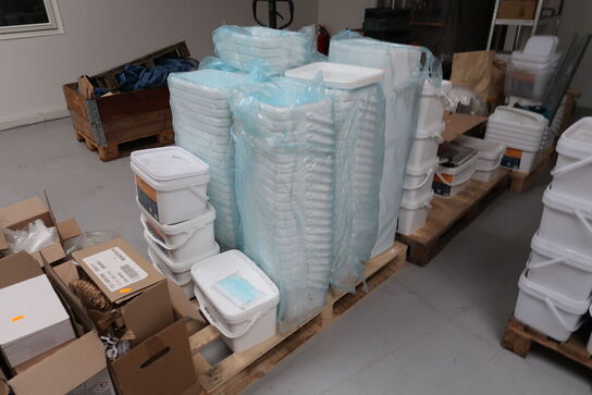 Div. Doseringskander GELYGO, spande, reol m.m.