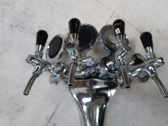 Tappetårn med 4 haner