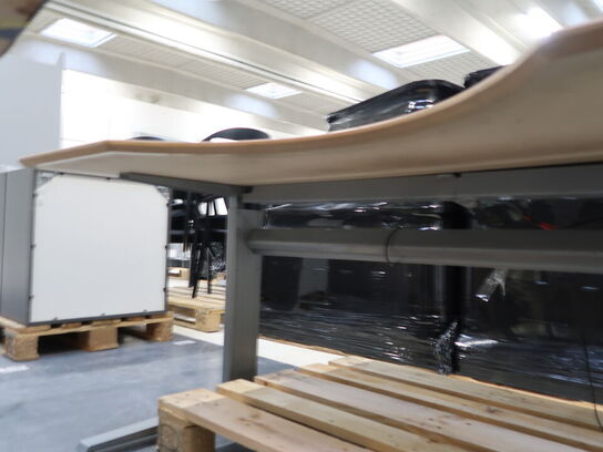 El hæve/sænke skrivebord 180x100 cm