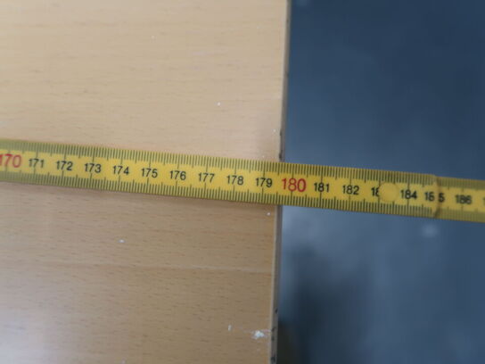 El hæve/sænke skrivebord 180x100 cm