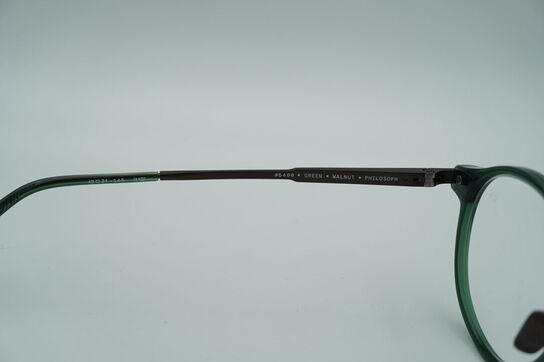 Brillestel EINSTOFFEN #6400 Green Walnut Philosoph