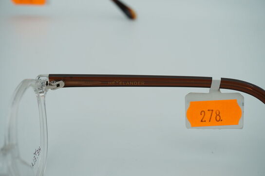 2 brillestel HEYELANDER: 1 titanium og 1 acetate 