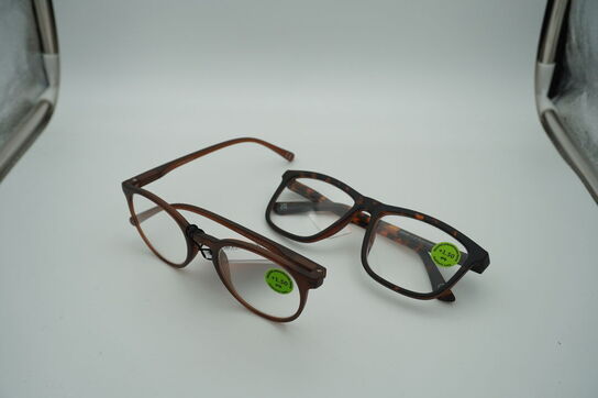 2 par læsebriller PREGO 6200-02 +1.50