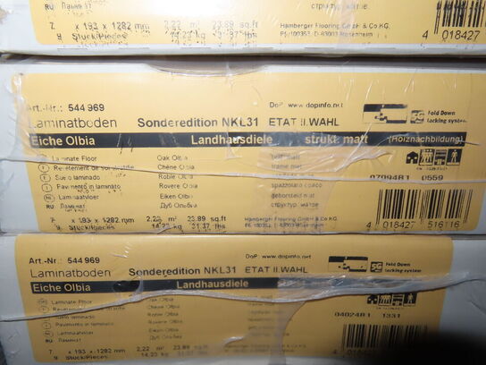 46 kvm. Laminatgulv - Oak Olbia