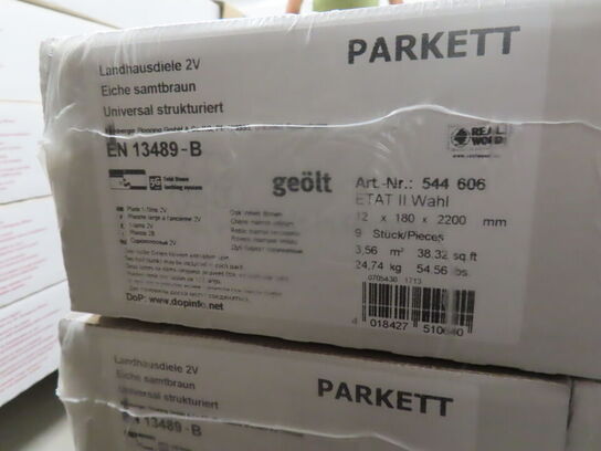 46 kvm. Parketgulv - Oak Velvet Brown