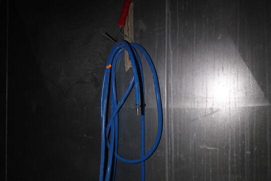 Trykluftslange samt trykluftpistol