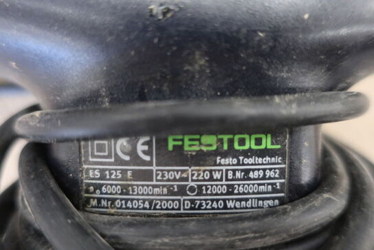 Kantsliber FESTOOL ES 125 E