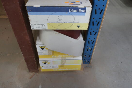 3 stk. kasser med sandpapir BLUE LINE, SIA