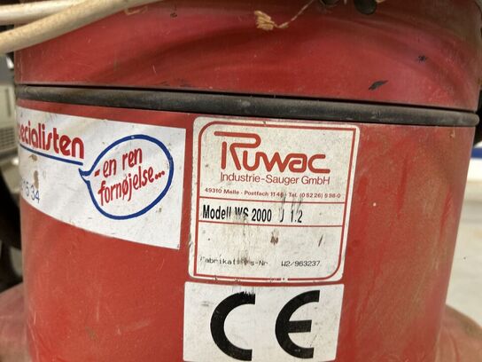 Industristøvusger RUWAC WS 2000