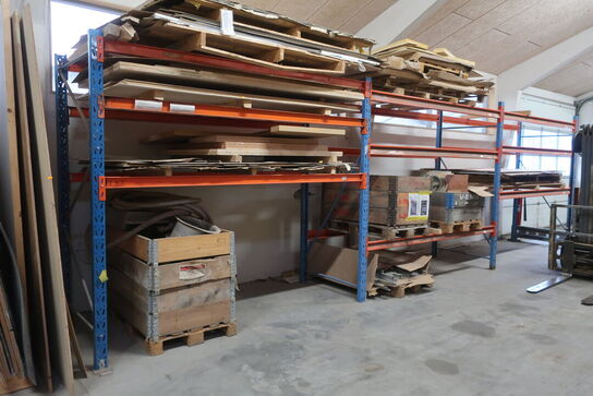 3 fag pallereoler uden indhold (læs beskrivelse)