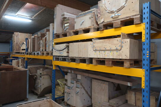 3 fag pallereoler uden indhold (læs beskrivelse)