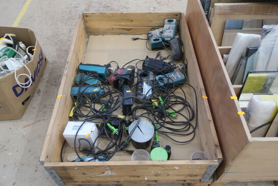 Palle med div. Opladere