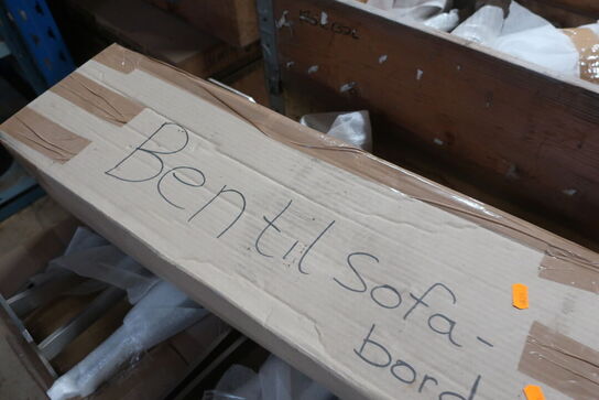 Palle med div. Ben til sofaborde