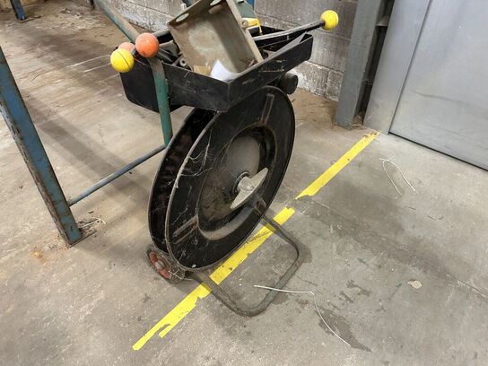 Båndstrammer samt vogn