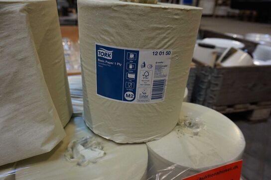 8 ruller Tork basic 1 ply papirruller (MOMSFRI) 