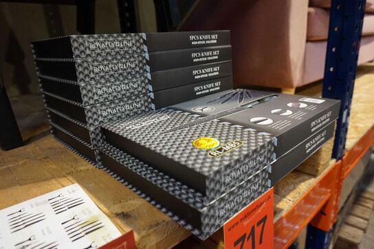 8 stk Royaliti-line Knivsæt à 5 dele 