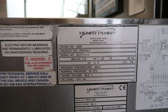 Friture HENNY PENNY 500F