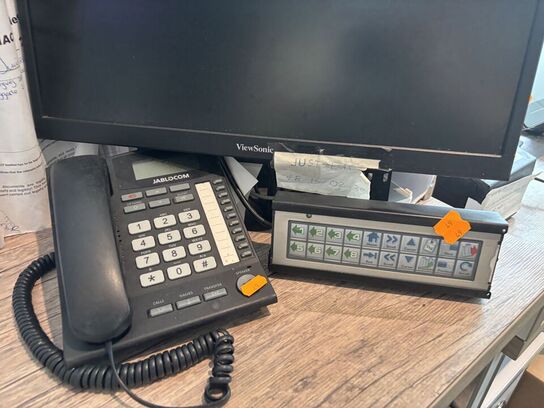 Computerskærm VIEWSONIC med betjeningspanel