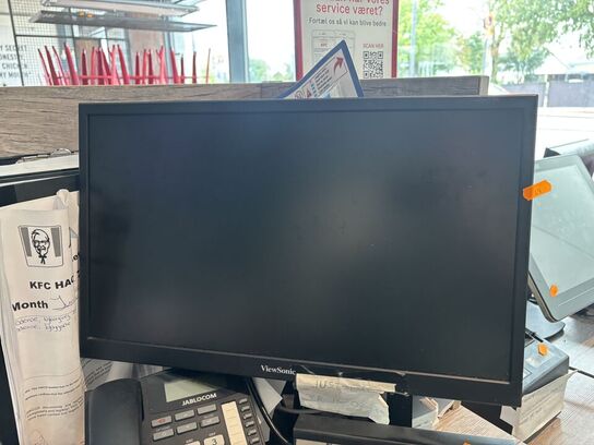 Computerskærm VIEWSONIC med betjeningspanel