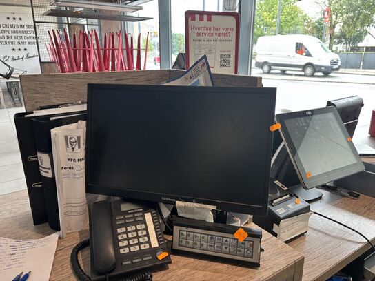 Computerskærm VIEWSONIC med betjeningspanel