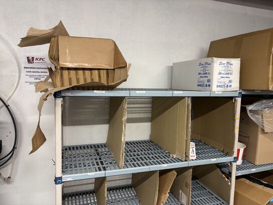 Fødevarereol METRO MAX med indhold