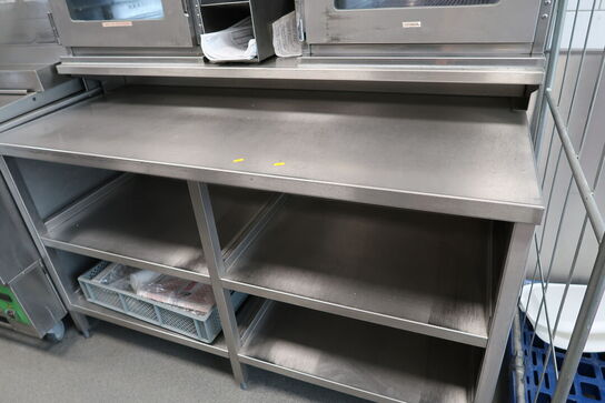 Rustfri stålbord med indhold og varmeskuffe HATCO Drawer Wamer