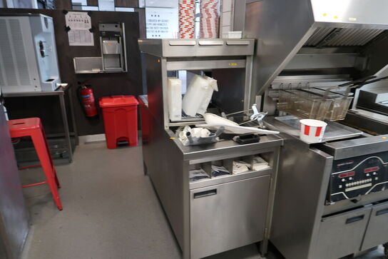 Serveringssstation uden indhold