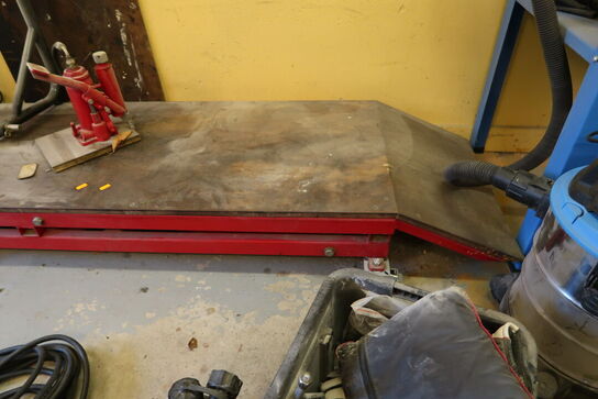 Autolift med donkraft og stativer