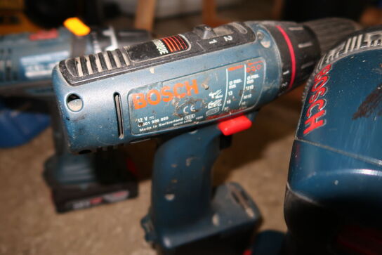 5 stk. akku bore/skruemaskine BOSCH