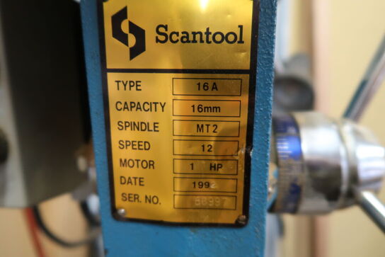 Søjleboremaskine SCANTOOL 16 A