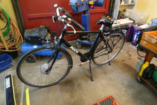 El-cykel PUCH med batteri og lader