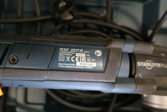 3 stk. håndværktøj BOSCH GEX 125-1 AE, GOP 250 CE m.fl.