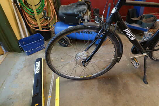 El-cykel PUCH med batteri og lader