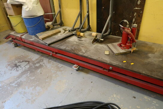 Autolift med donkraft og stativer