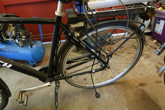 El-cykel PUCH med batteri og lader