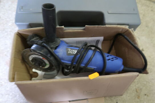 Slibemaskine BOSCH PDA 10-92, slagboremaskine BOSCH GSB 20-2RE samt vinkelsliber