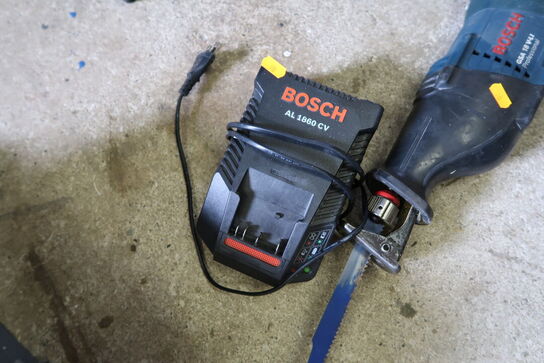 Akku bajonetsav BOSCH GSA 18-VLI med batteri og lader