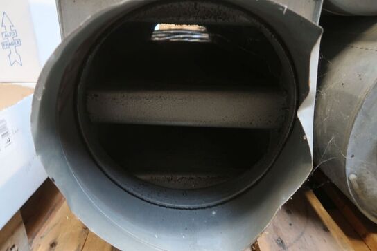 Motor til ventilation samt 2 stk. lyddæmper